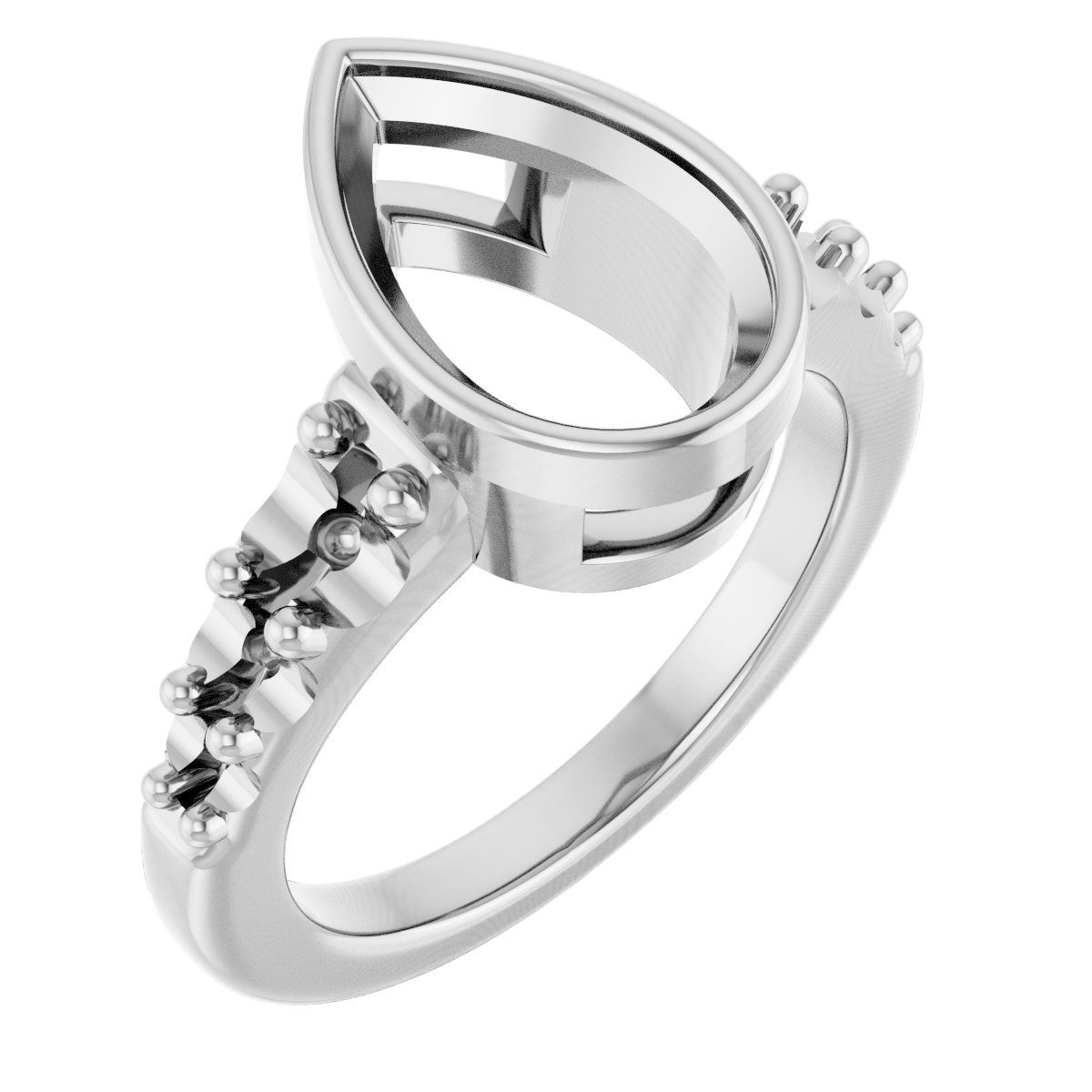 Bezel-Set Solitaire Engagement Ring