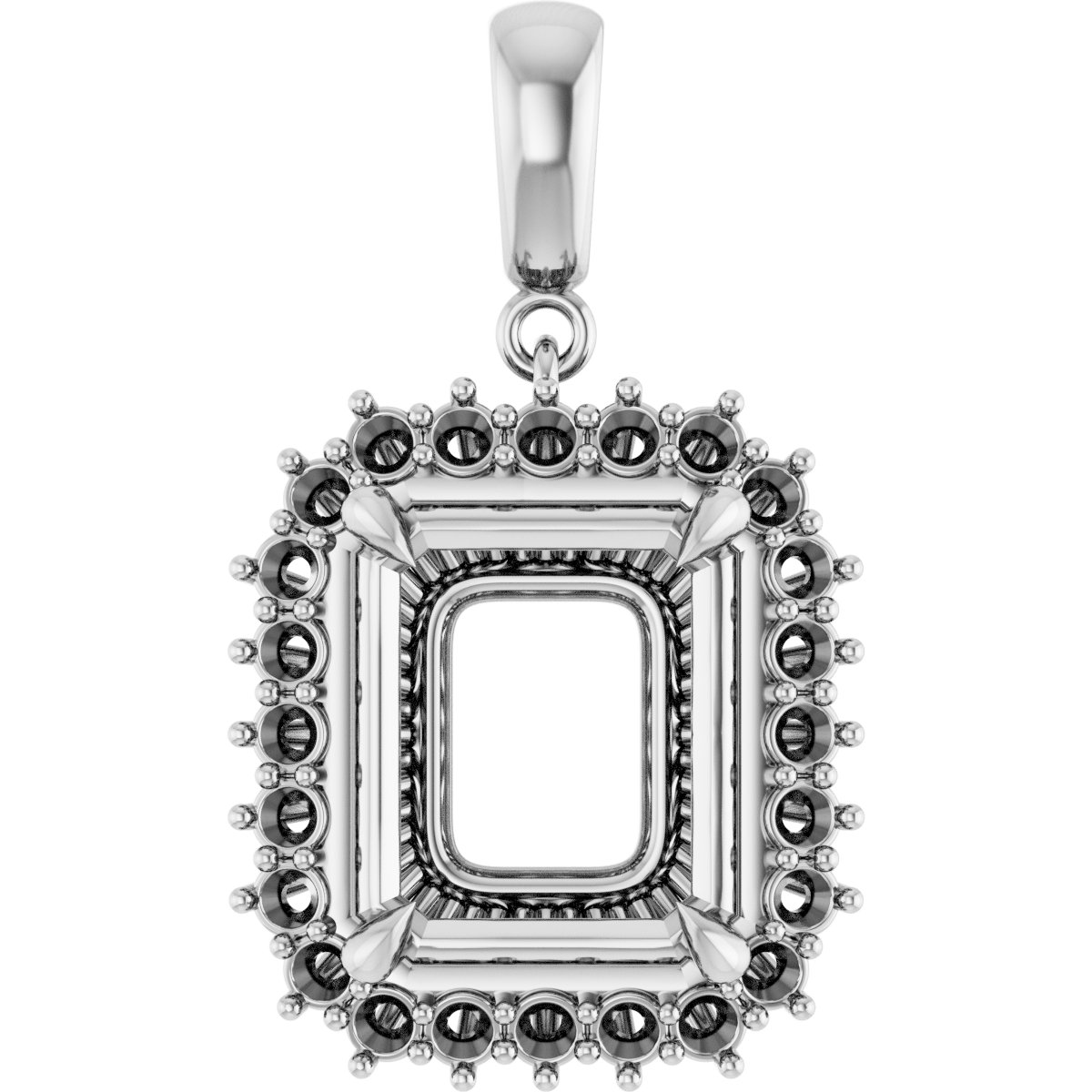 Halo-Style Pendant