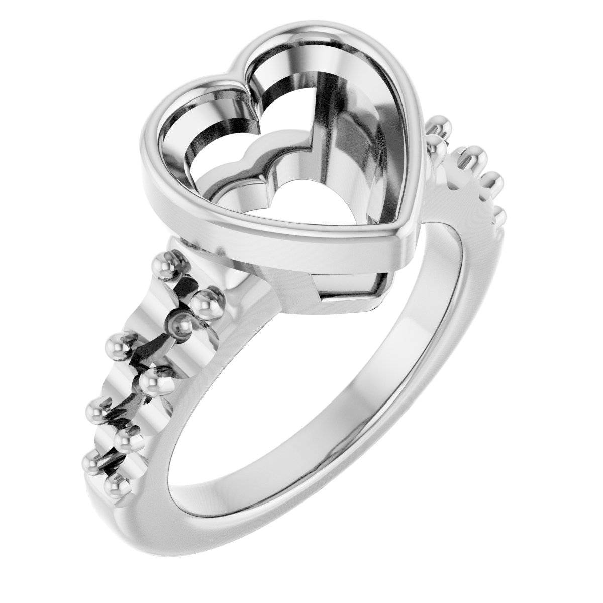 Bezel-Set Solitaire Engagement Ring