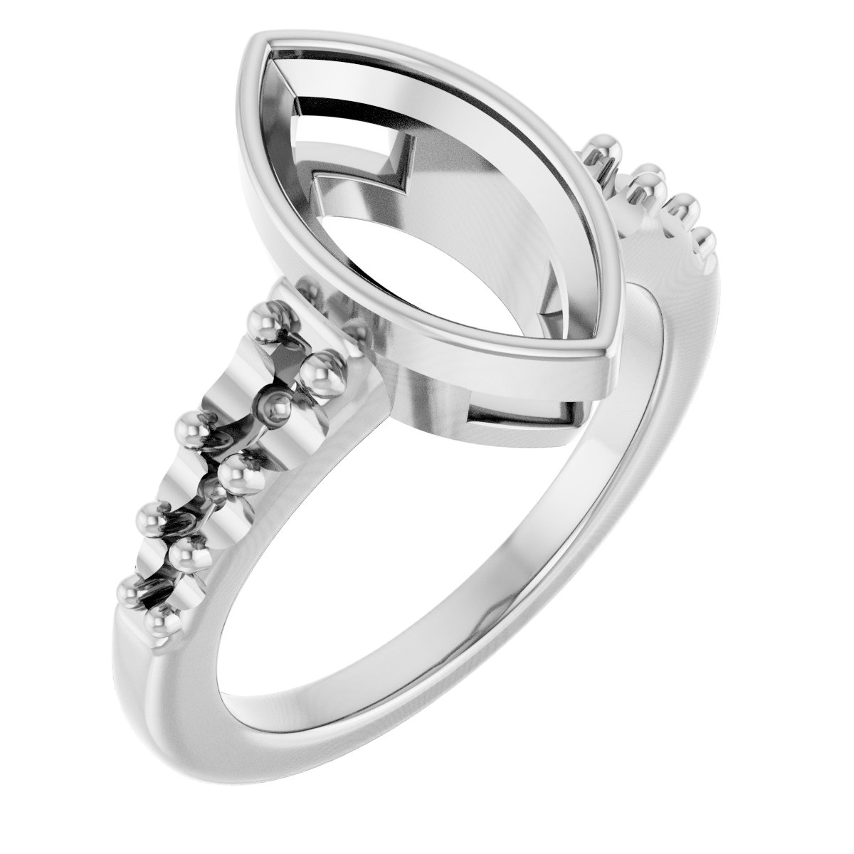 Bezel-Set Solitaire Engagement Ring