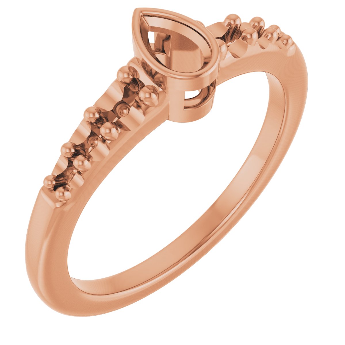 Bezel-Set Solitaire Engagement Ring