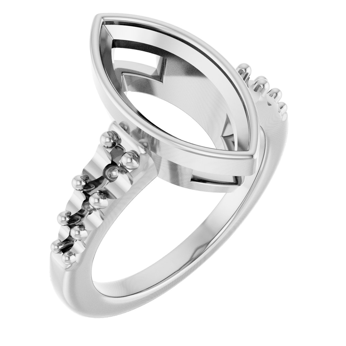 Bezel-Set Solitaire Engagement Ring