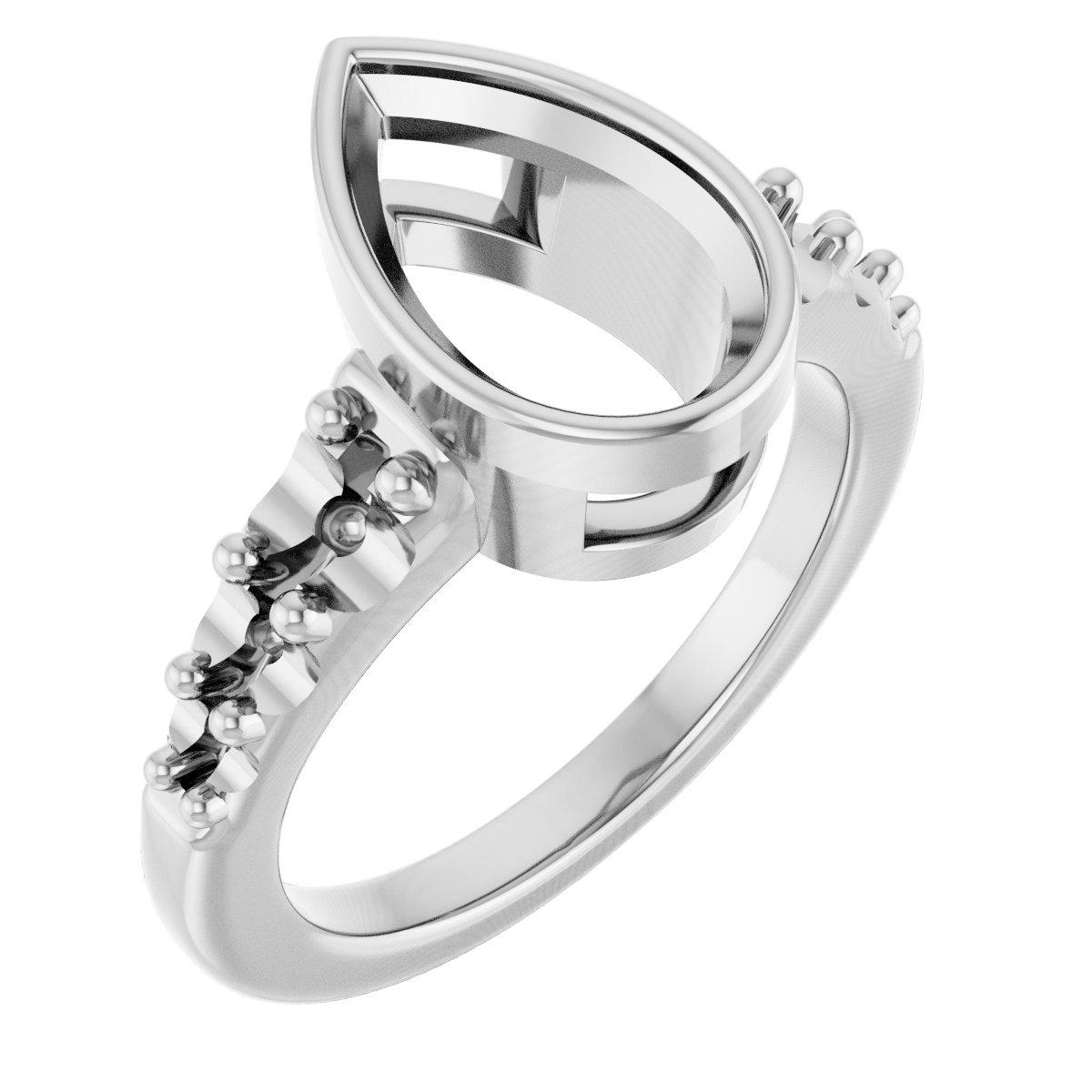 Bezel-Set Solitaire Engagement Ring