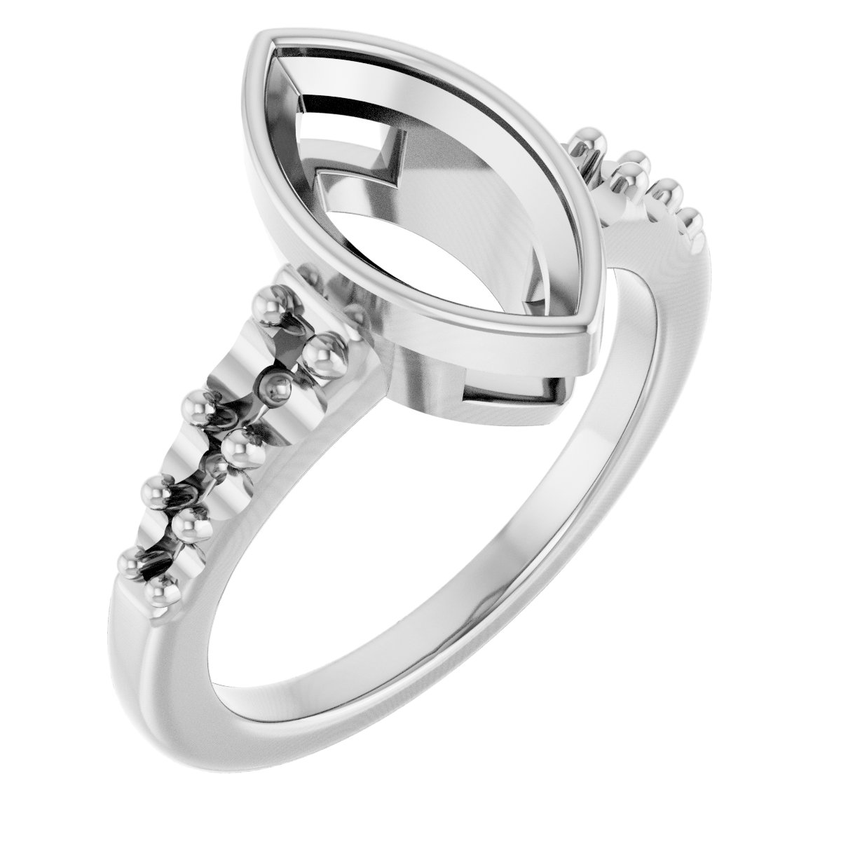 Bezel-Set Solitaire Engagement Ring