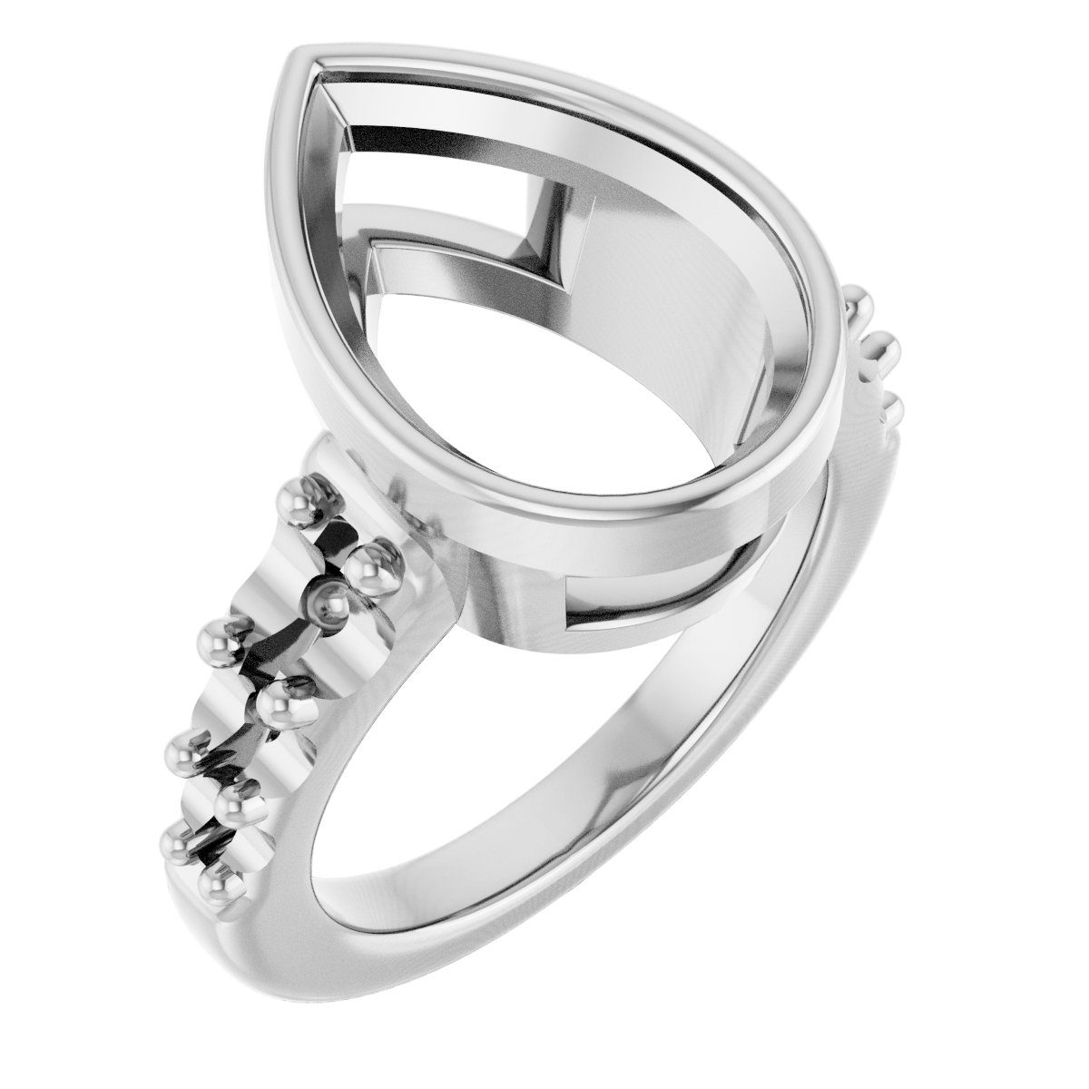 Bezel-Set Solitaire Engagement Ring