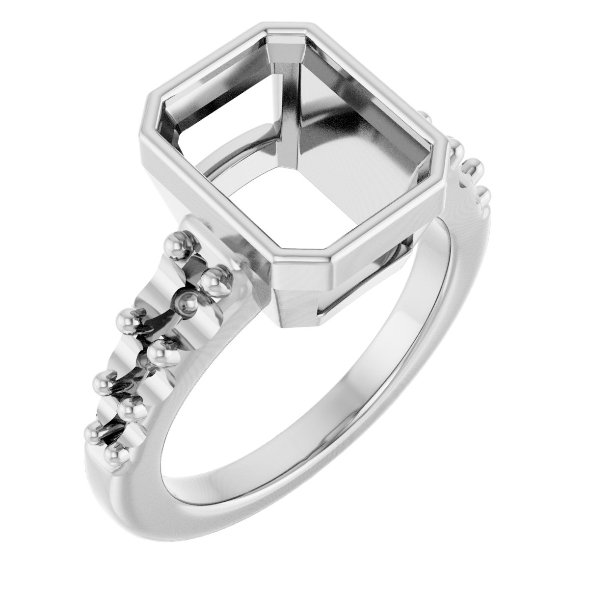 Bezel-Set Solitaire Engagement Ring
