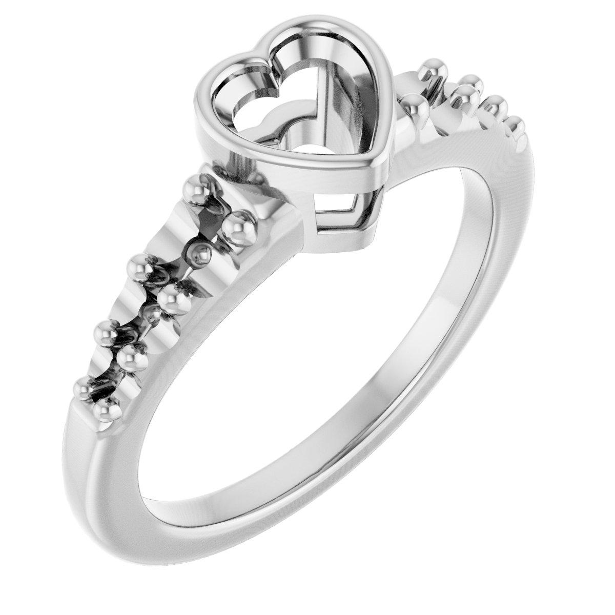 Bezel-Set Solitaire Engagement Ring