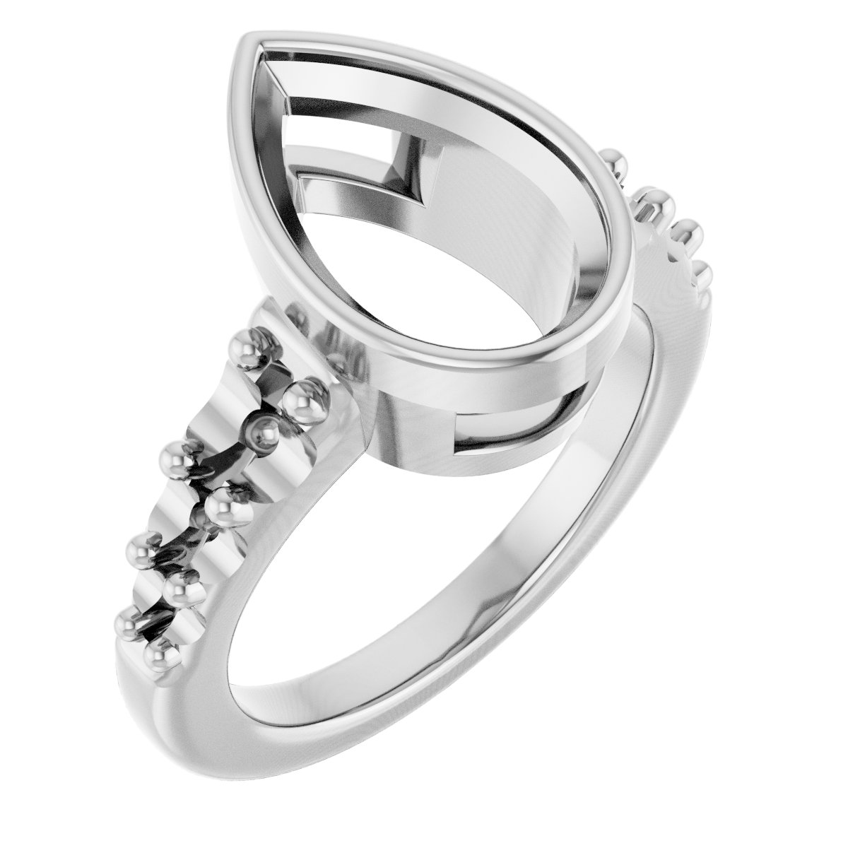 Bezel-Set Solitaire Engagement Ring