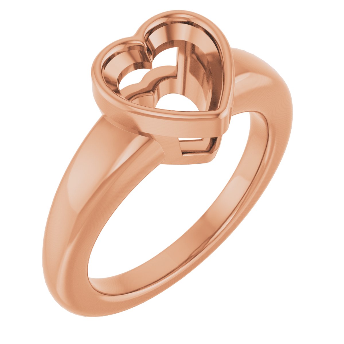 Bezel-Set Solitaire Engagement Ring