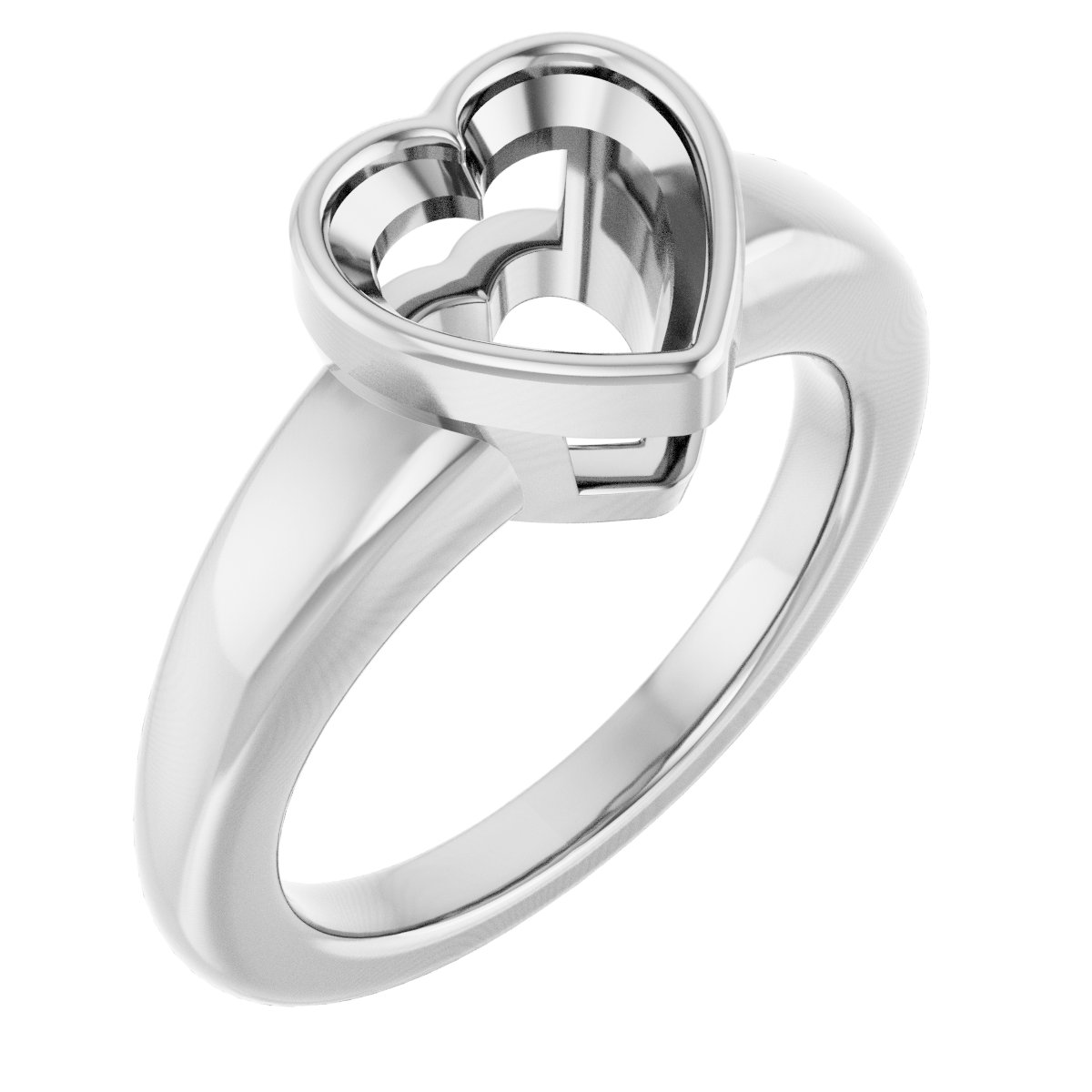Bezel-Set Solitaire Engagement Ring