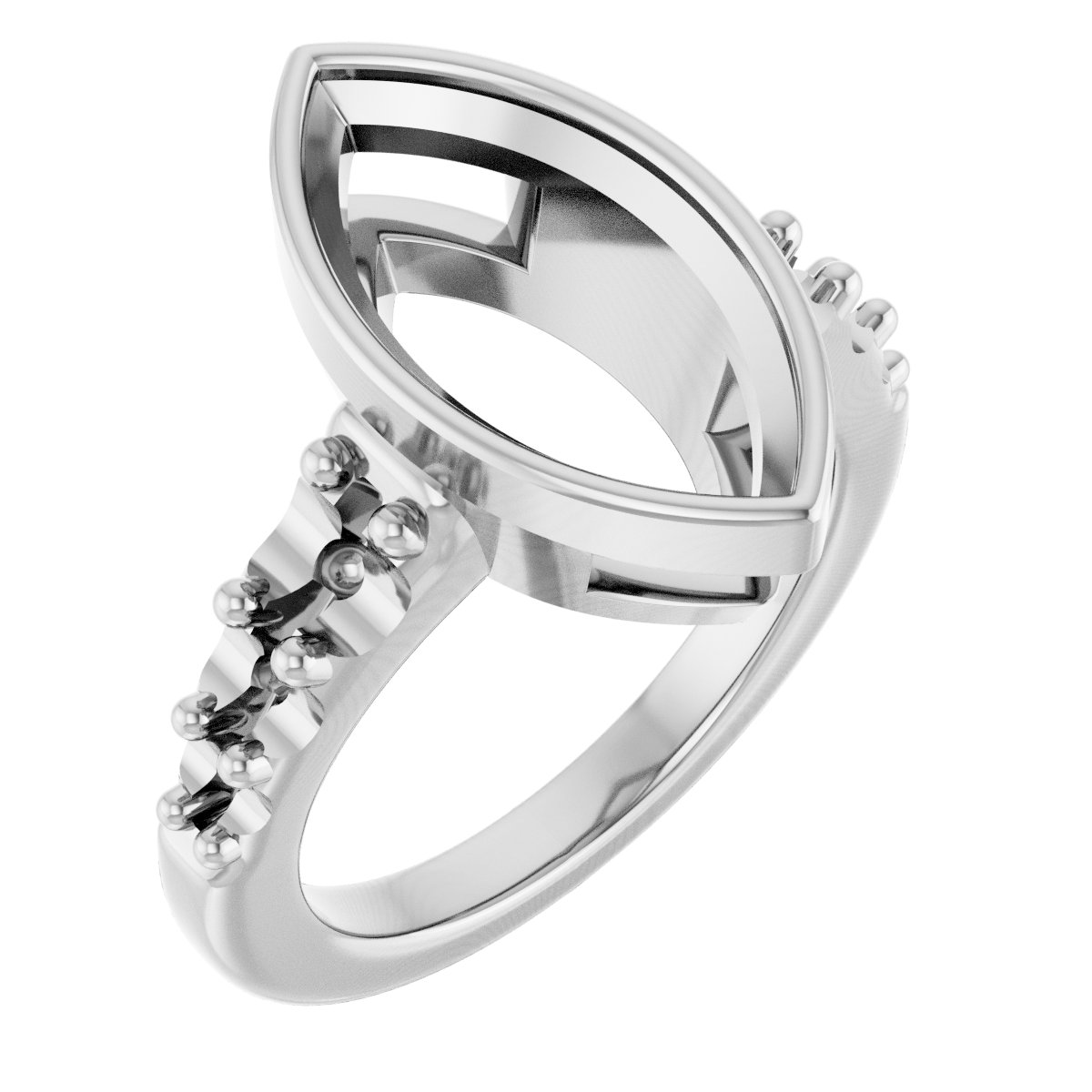 Bezel-Set Solitaire Engagement Ring