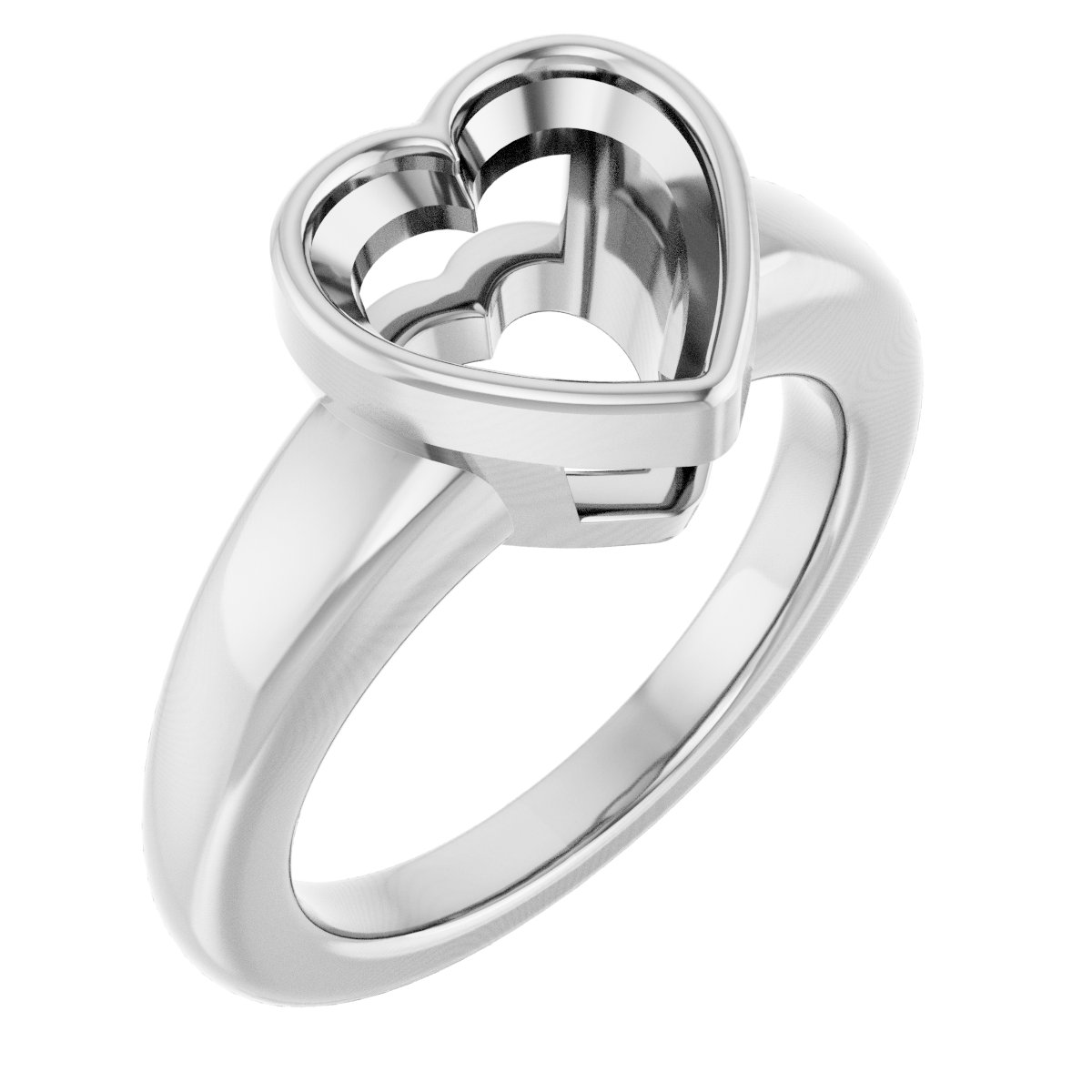 Bezel-Set Solitaire Engagement Ring