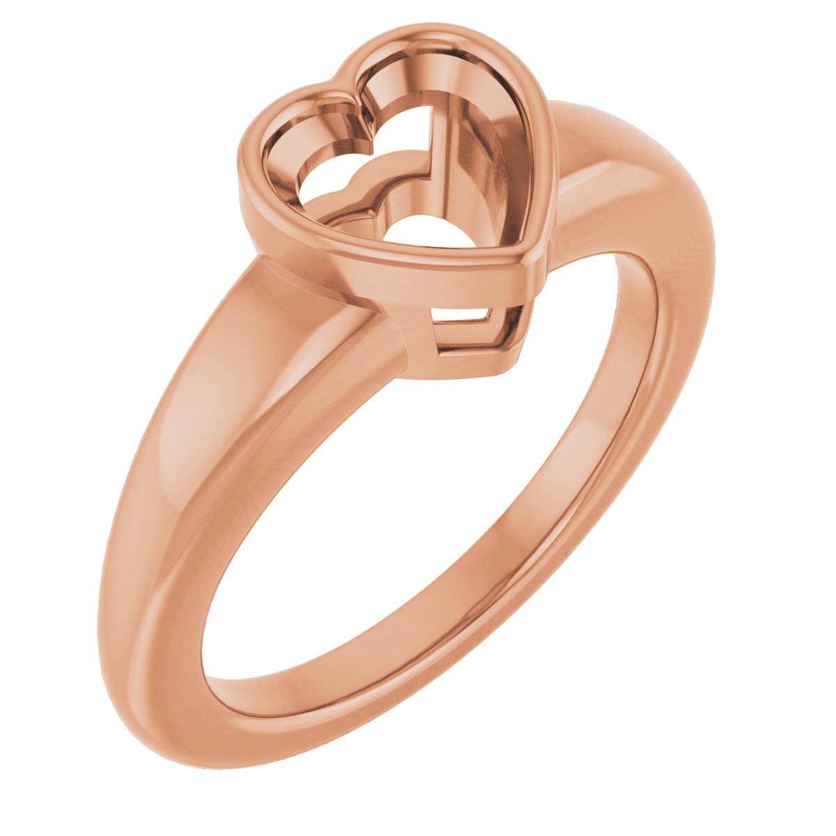 Bezel-Set Solitaire Engagement Ring