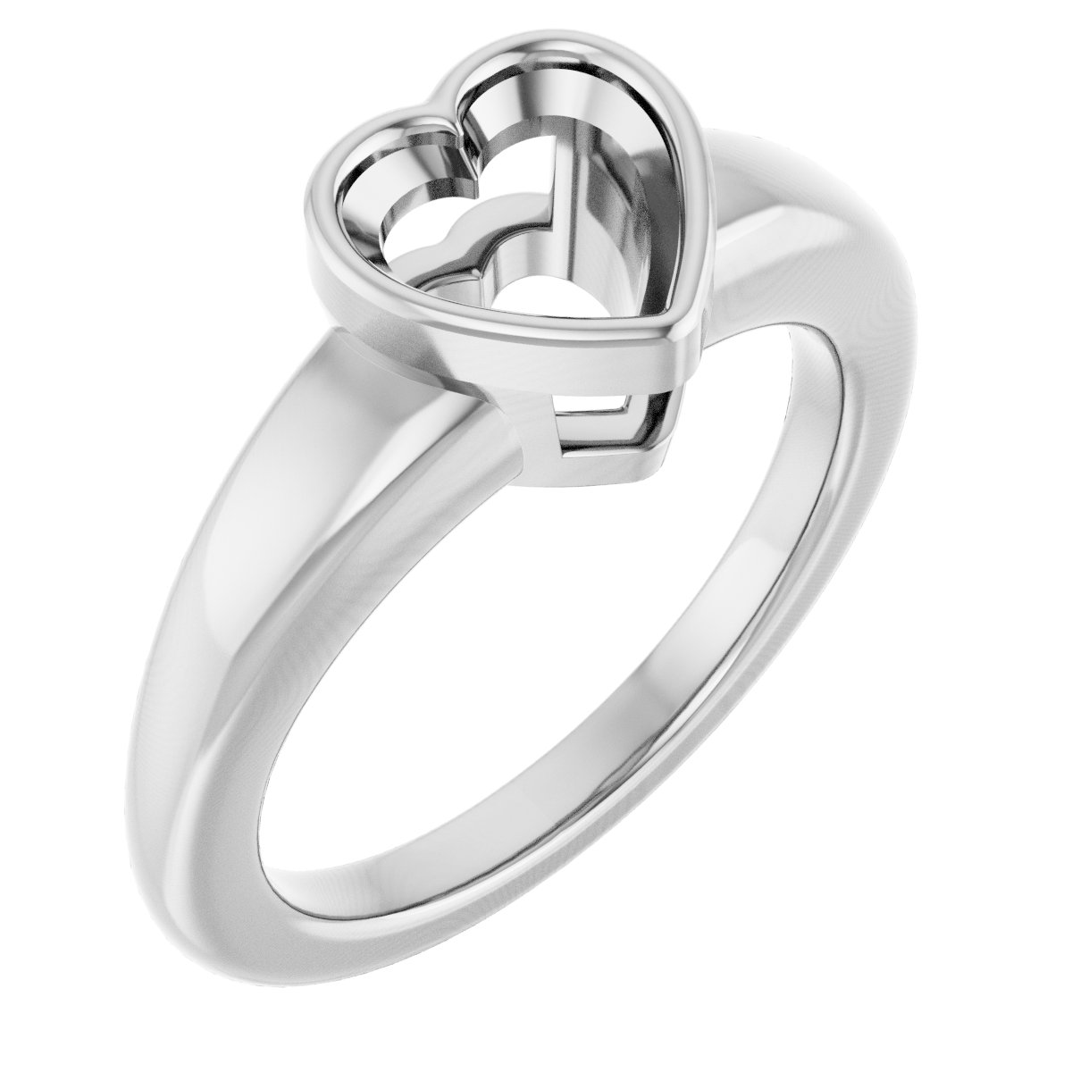 Bezel-Set Solitaire Engagement Ring