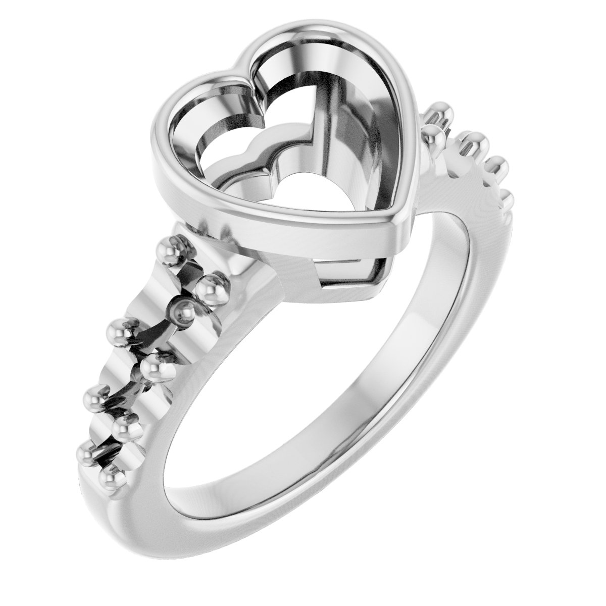 Bezel-Set Solitaire Engagement Ring