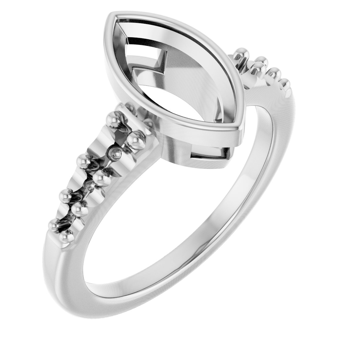Bezel-Set Solitaire Engagement Ring