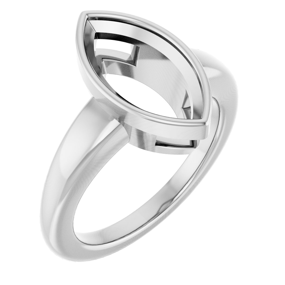 Bezel-Set Solitaire Engagement Ring
