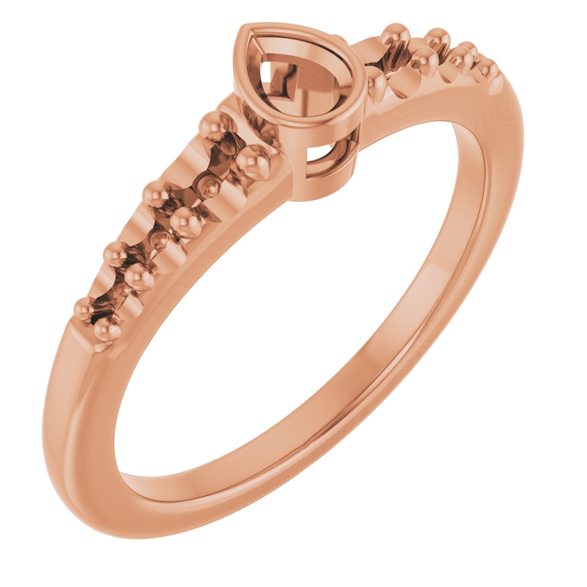 Bezel-Set Solitaire Engagement Ring
