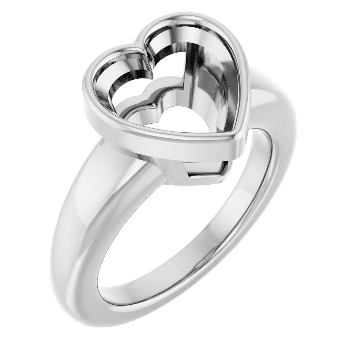 Bezel-Set Solitaire Engagement Ring