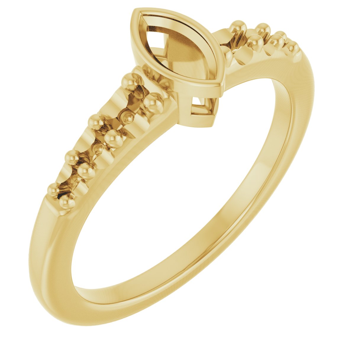 Bezel-Set Solitaire Engagement Ring
