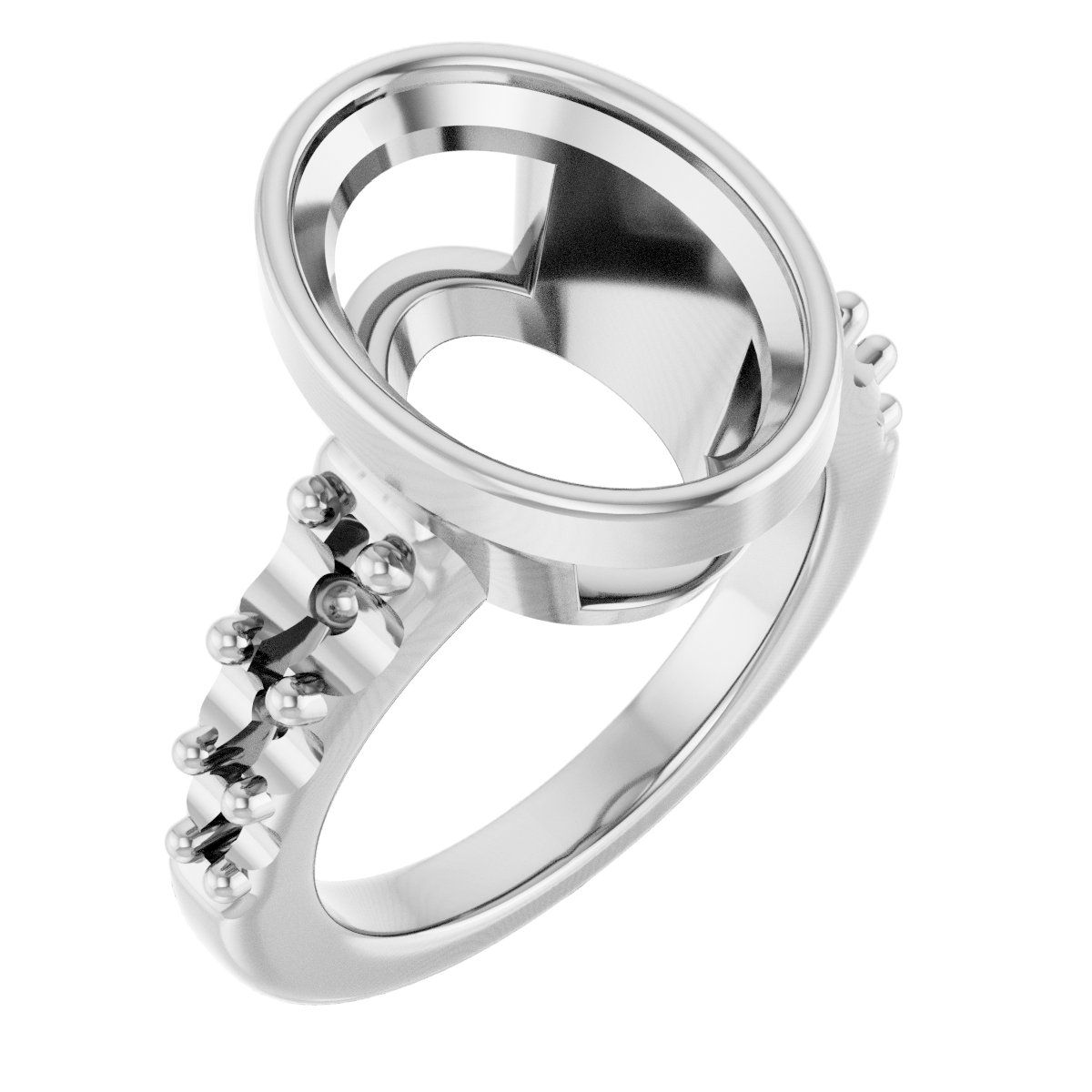 Bezel-Set Solitaire Engagement Ring
