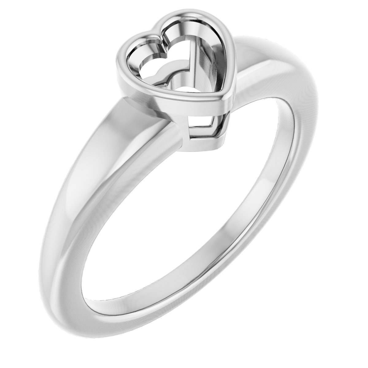 Bezel-Set Solitaire Engagement Ring