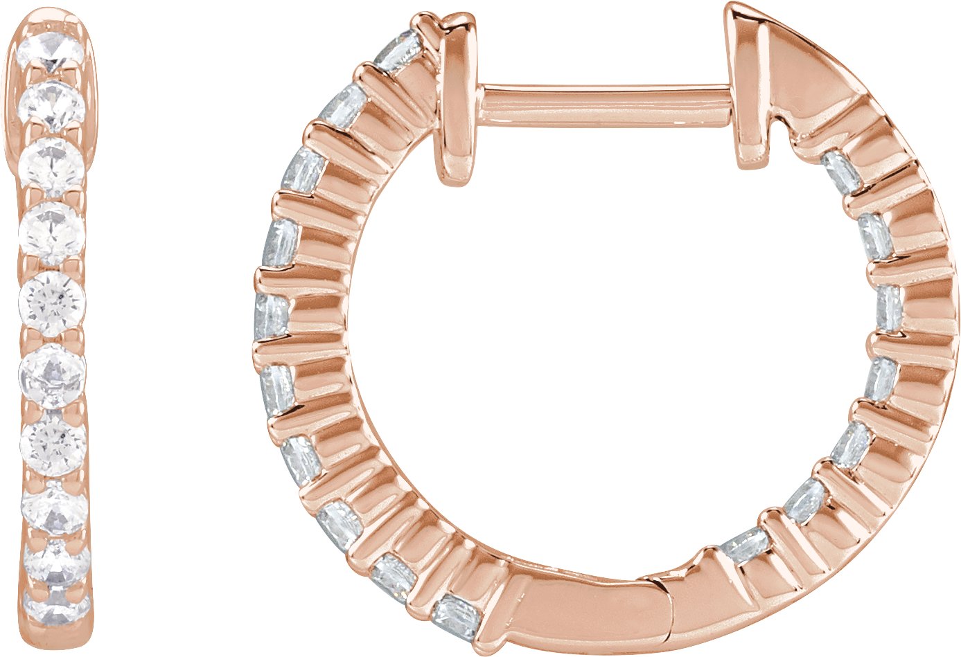 Inside-Outside Hoop Earrings