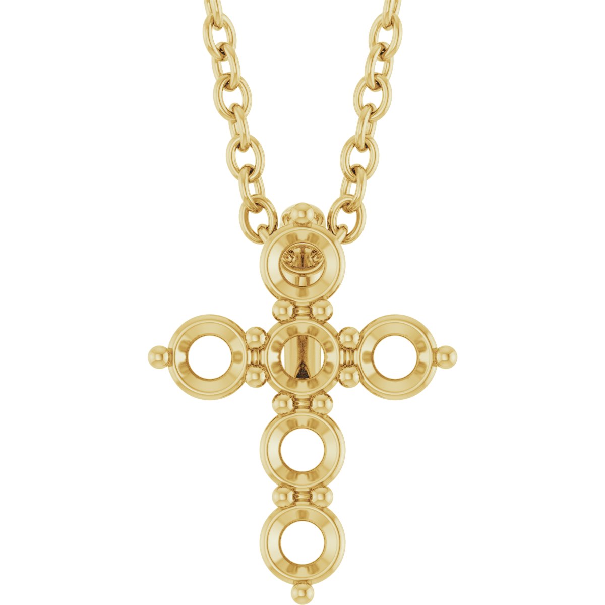 Accented Cross Necklace or Pendant