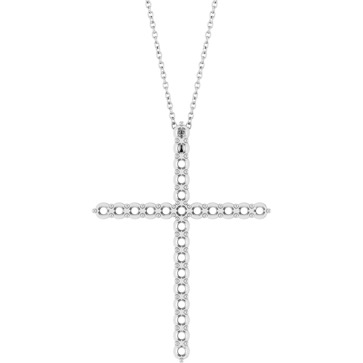 Accented Cross Necklace or Pendant