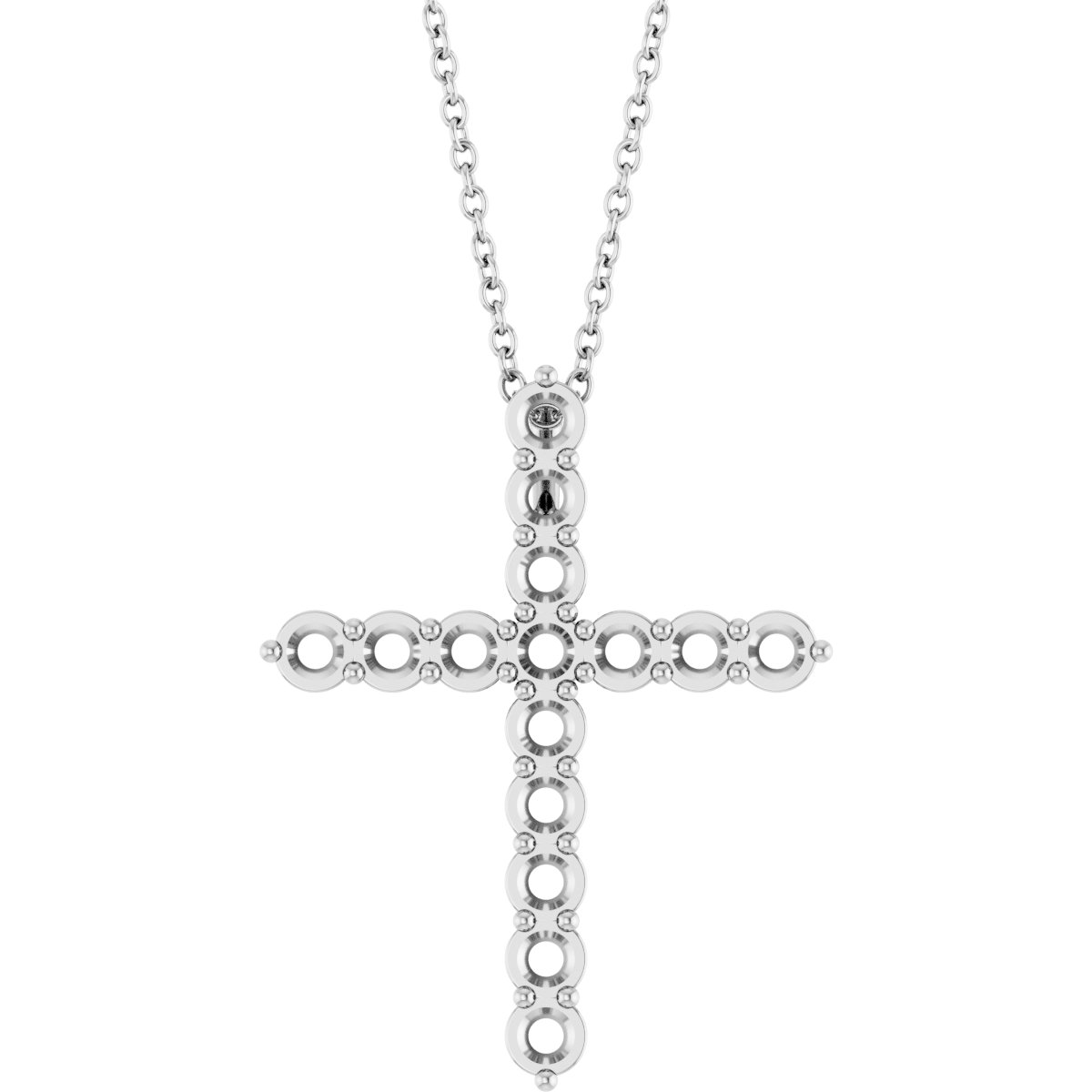 Accented Cross Necklace or Pendant