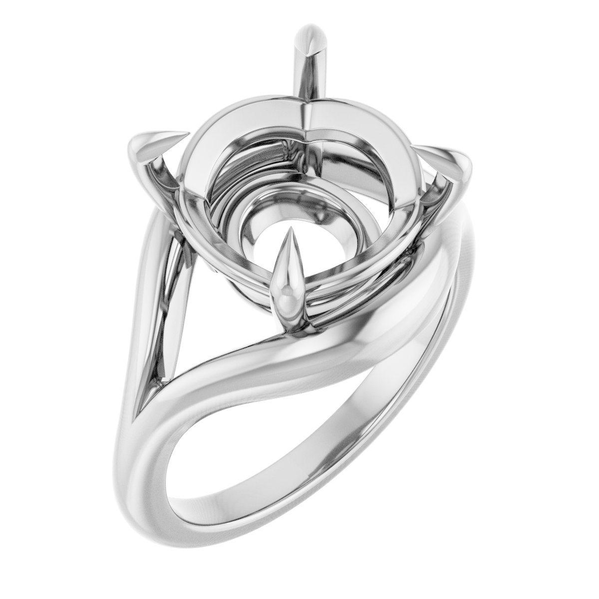Claw-Prong Solitaire Engagement Ring