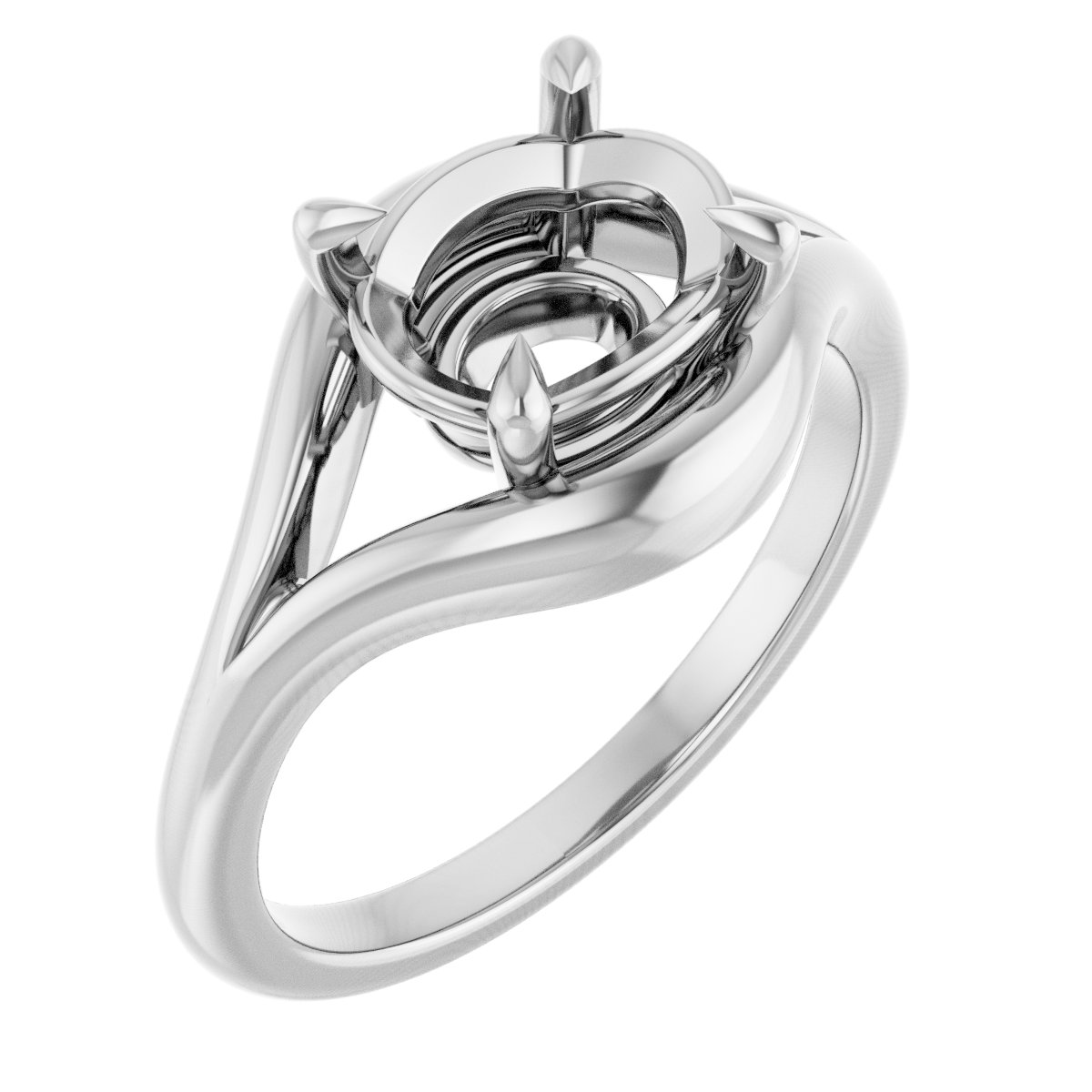 Claw-Prong Solitaire Engagement Ring