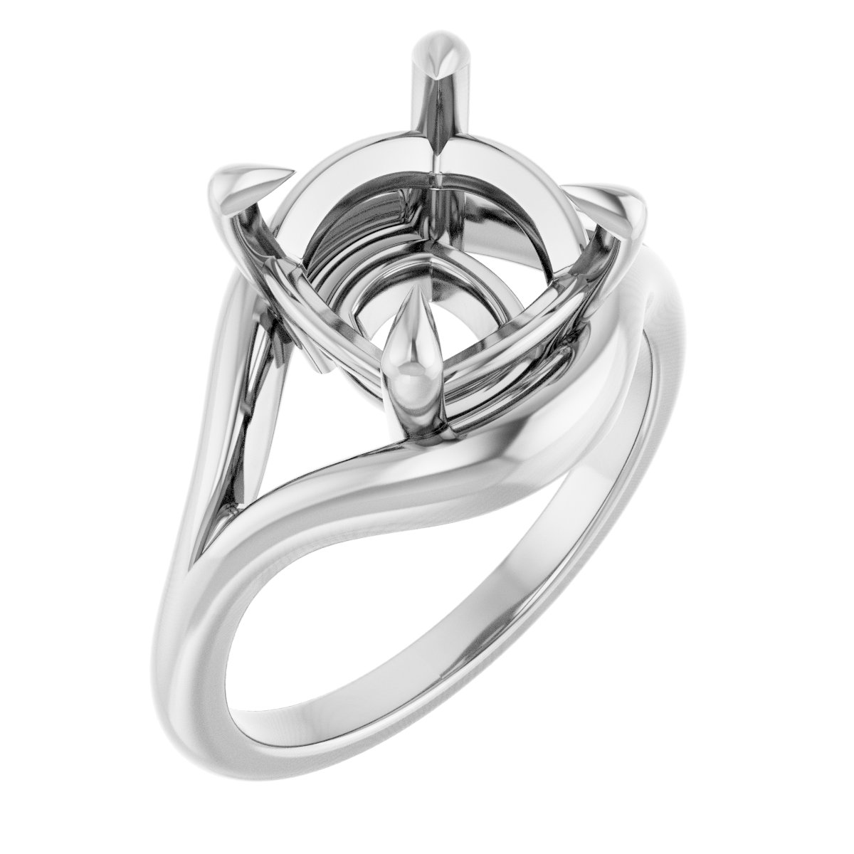 Claw-Prong Solitaire Engagement Ring
