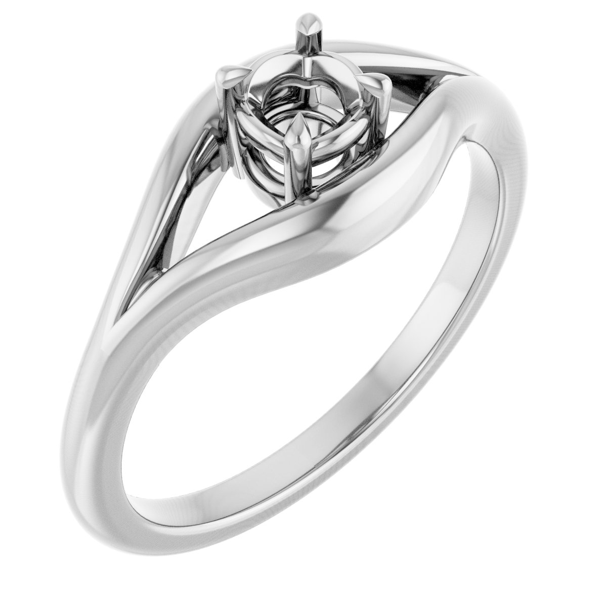 Claw-Prong Solitaire Engagement Ring