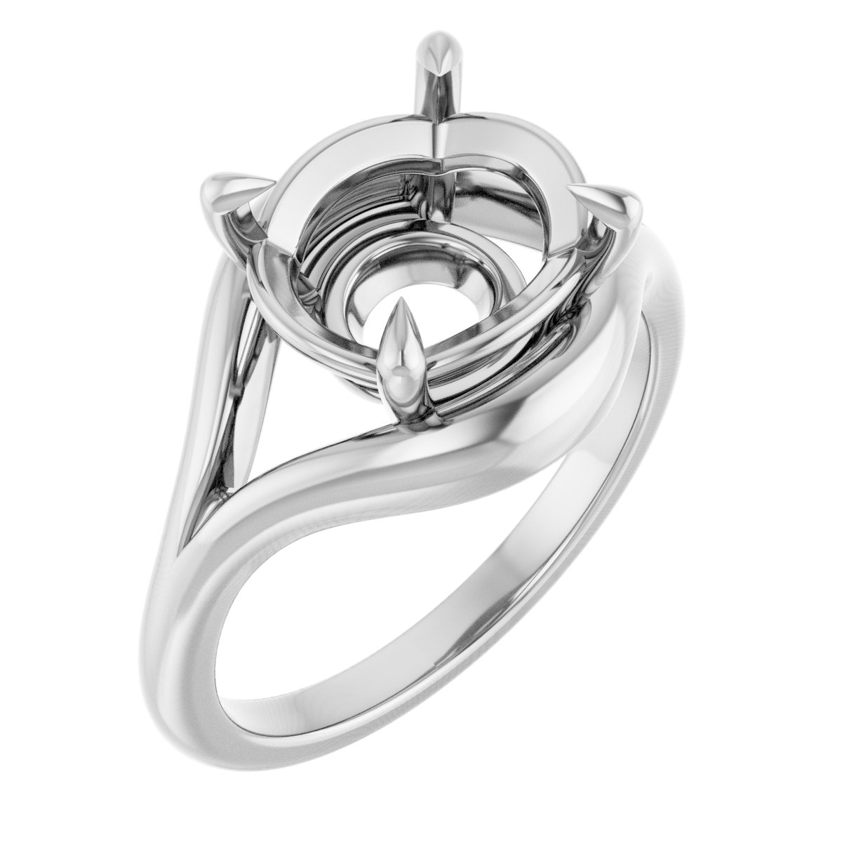Claw-Prong Solitaire Engagement Ring