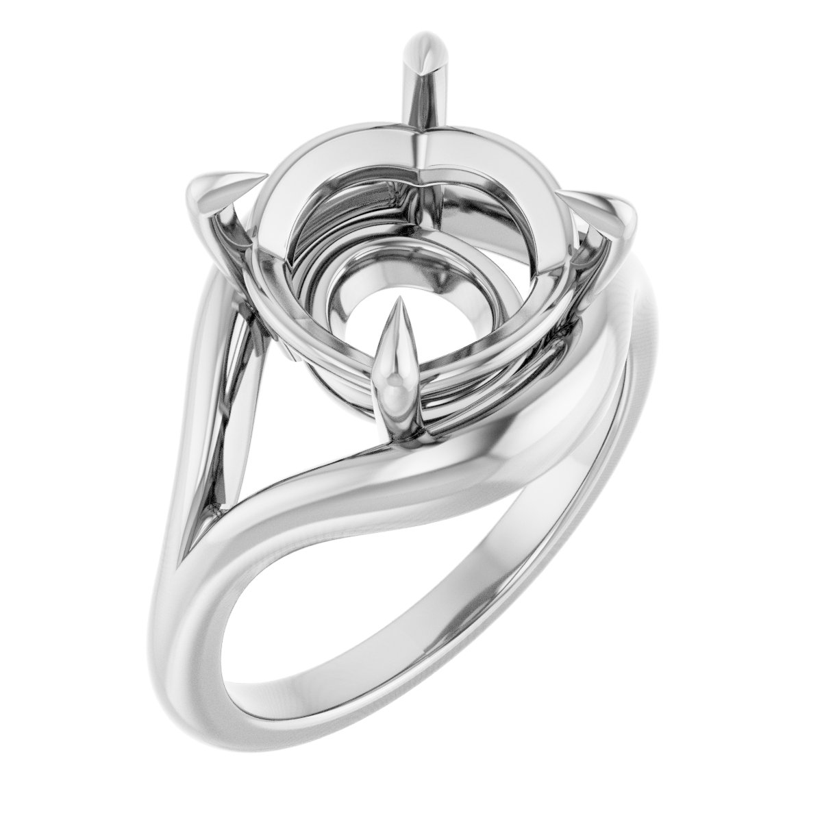 Claw-Prong Solitaire Engagement Ring