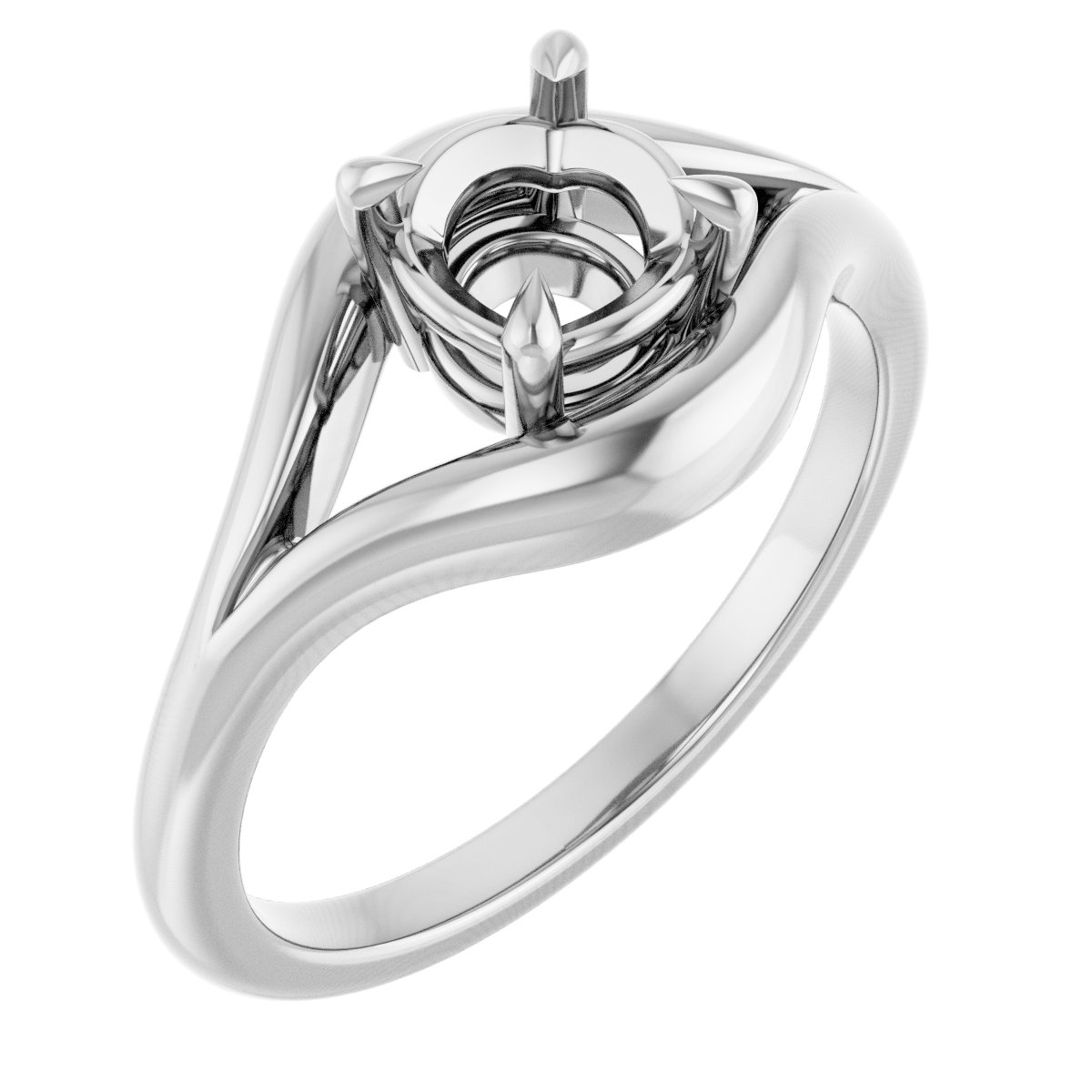 Claw-Prong Solitaire Engagement Ring