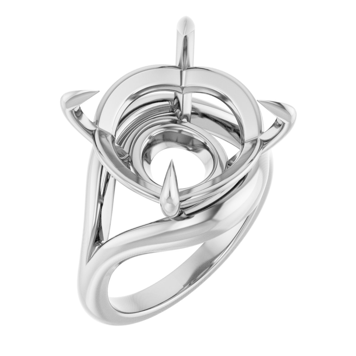 Claw-Prong Solitaire Engagement Ring