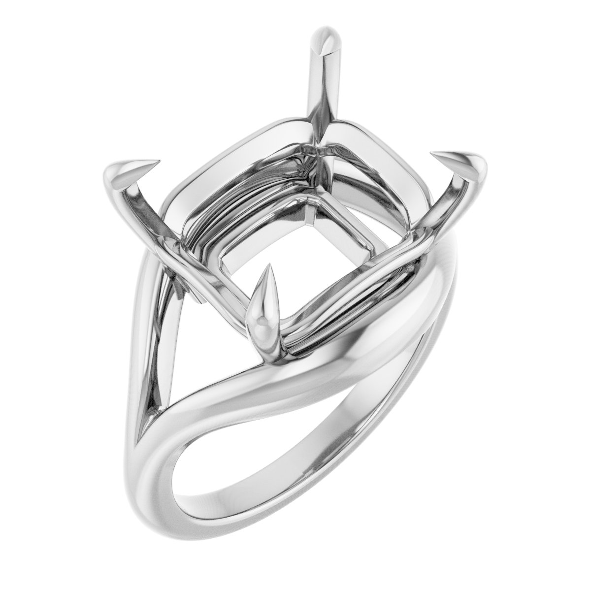 Claw-Prong Solitaire Engagement Ring
