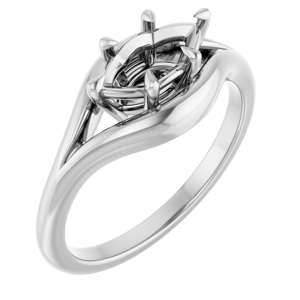Claw-Prong Solitaire Engagement Ring