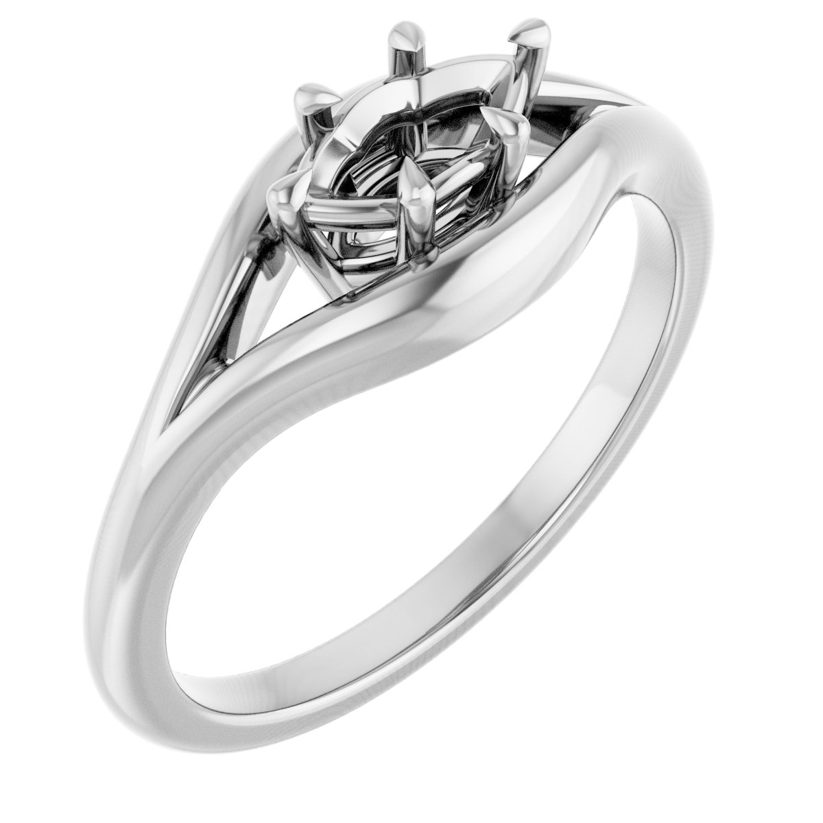 Claw-Prong Solitaire Engagement Ring