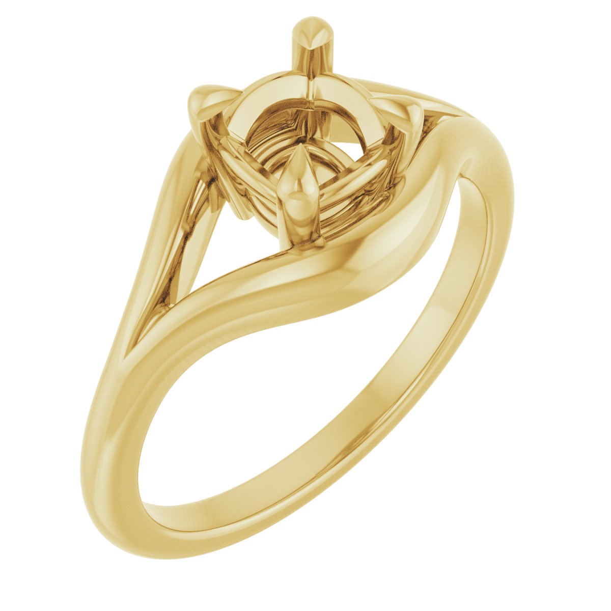 Claw-Prong Solitaire Engagement Ring