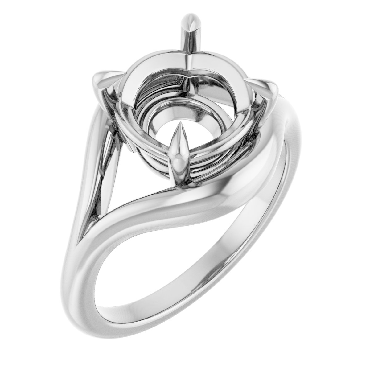 Claw-Prong Solitaire Engagement Ring