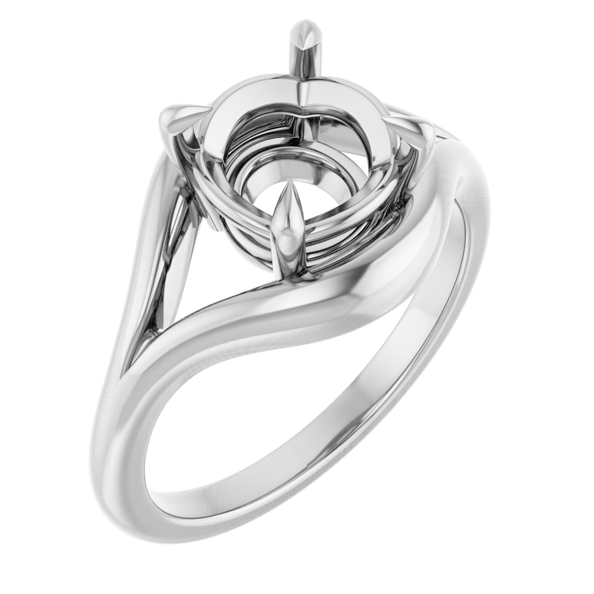Claw-Prong Solitaire Engagement Ring