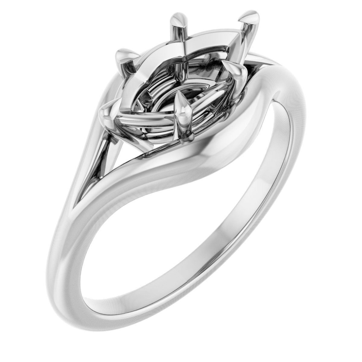 Claw-Prong Solitaire Engagement Ring
