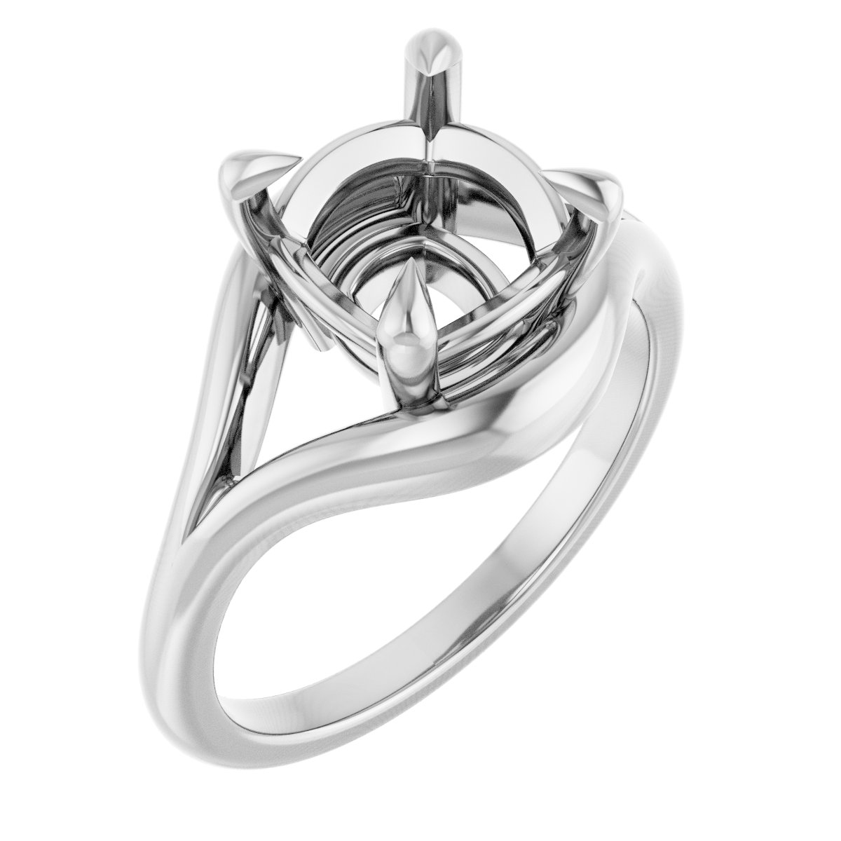 Claw-Prong Solitaire Engagement Ring