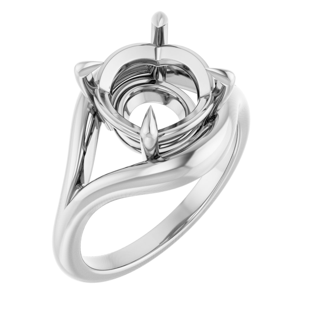 Claw-Prong Solitaire Engagement Ring