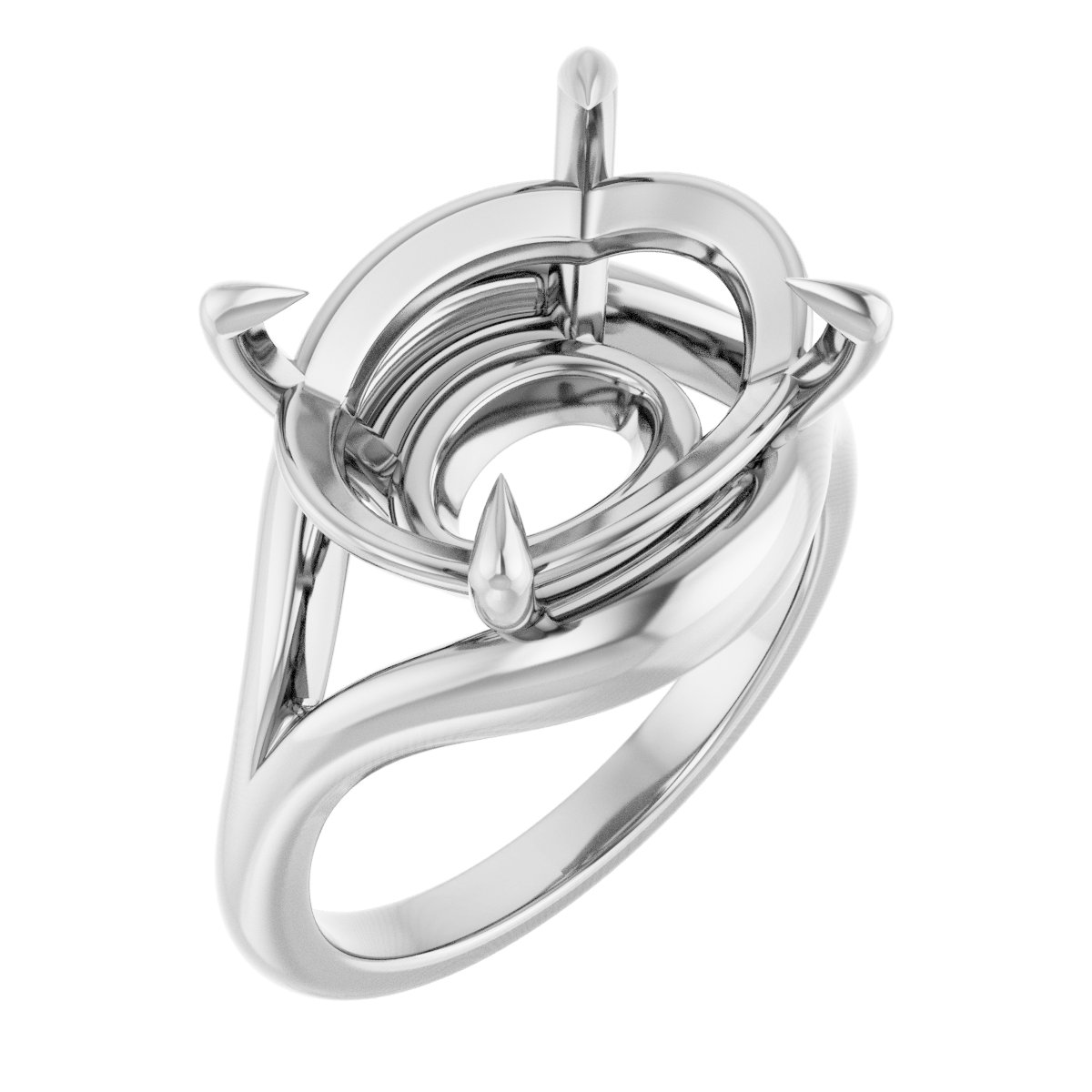 Claw-Prong Solitaire Engagement Ring