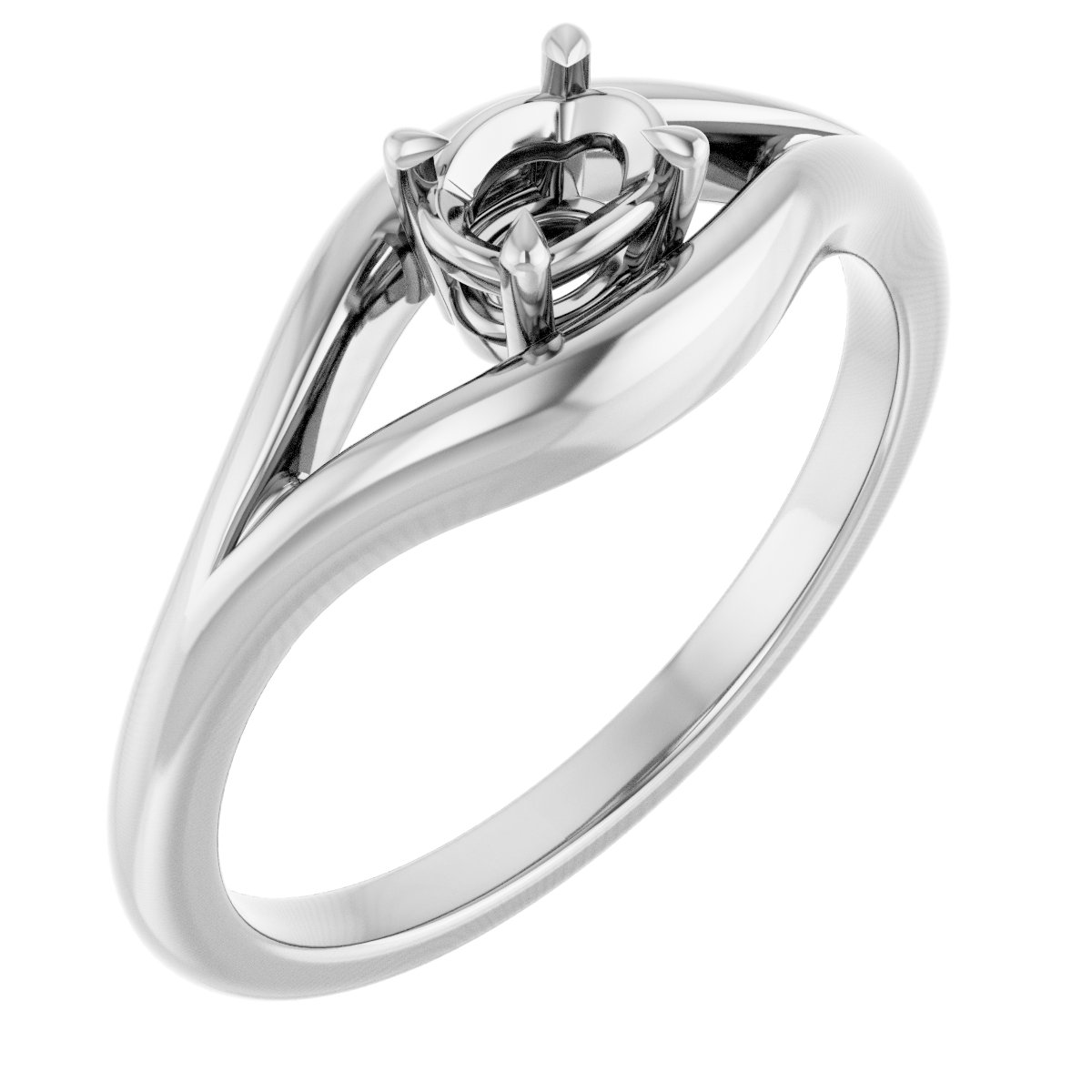 Claw-Prong Solitaire Engagement Ring