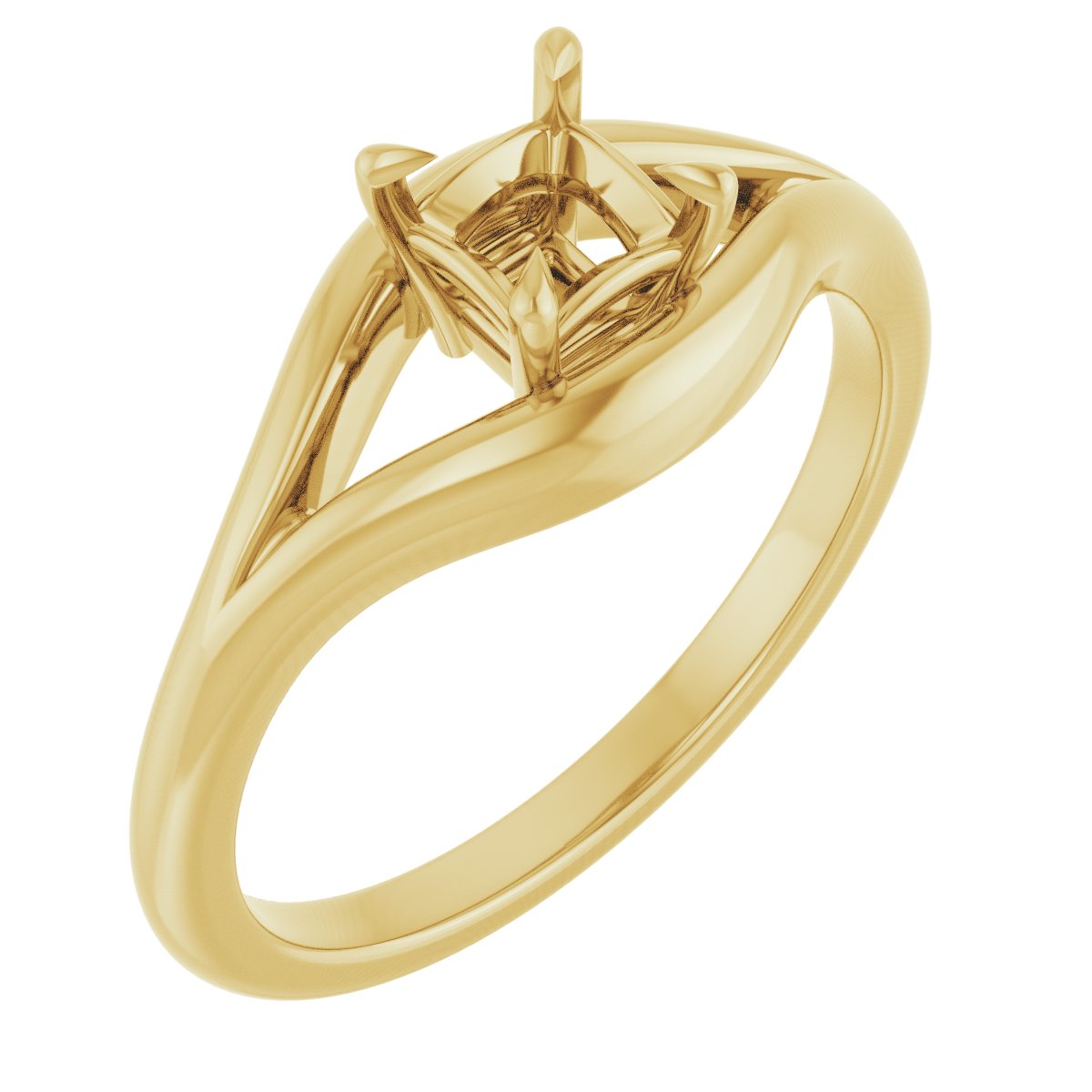 Claw-Prong Solitaire Engagement Ring